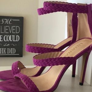Liliana Sandal Heel “Fuchsia”